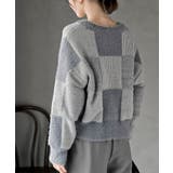 ブロック配色柄ニットプルオーバー | rps | 詳細画像8 