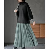 アームウォーマーレイヤー風タートルニットチュニック | rps | 詳細画像13 