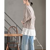 裾布帛ドッキングニットプルオーバー | rps | 詳細画像19 