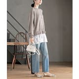 裾布帛ドッキングニットプルオーバー | rps | 詳細画像21 