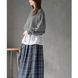 裾布帛ドッキングニットプルオーバー | rps | 詳細画像3 