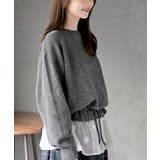 裾布帛ドッキングニットプルオーバー | rps | 詳細画像9 