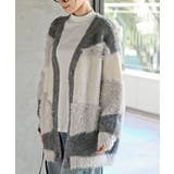 異素材ＭＩＸ×柄ニットカーディガン | rps | 詳細画像17 