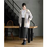 異素材ＭＩＸ×柄ニットカーディガン | rps | 詳細画像18 