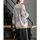 異素材ＭＩＸ×柄ニットカーディガン | rps | 詳細画像20 