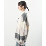 異素材ＭＩＸ×柄ニットカーディガン | rps | 詳細画像26 