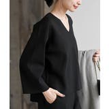 Vネックニットプルオーバー+ニットパンツセットアップ | rps | 詳細画像17