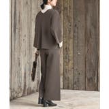 Vネックニットプルオーバー+ニットパンツセットアップ | rps | 詳細画像23