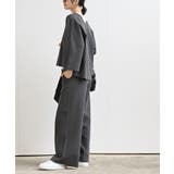 Vネックニットプルオーバー+ニットパンツセットアップ | rps | 詳細画像3