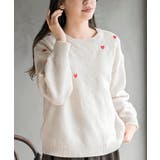 ハート刺繍ニットプルオーバー | rps | 詳細画像6