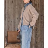 デニム切替レイヤード風ニットカーディガン | rps | 詳細画像11