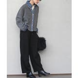 デニム切替レイヤード風ニットカーディガン | rps | 詳細画像5