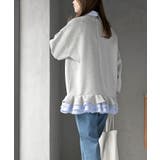 フリルレイヤードダンボールミニワンピース | rps | 詳細画像12 