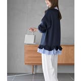 フリルレイヤードダンボールミニワンピース | rps | 詳細画像19 