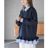 フリルレイヤードダンボールミニワンピース | rps | 詳細画像23 