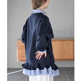 フリルレイヤードダンボールミニワンピース | rps | 詳細画像25 