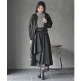 チュール切替アシンメトリーロングスカート | rps | 詳細画像10 