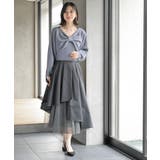 チュール切替アシンメトリーロングスカート | rps | 詳細画像13 