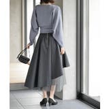 チュール切替アシンメトリーロングスカート | rps | 詳細画像15 