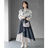 チュール切替アシンメトリーロングスカート | rps | 詳細画像21 