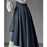 チュール切替アシンメトリーロングスカート | rps | 詳細画像26 