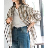 ベージュ | ホットフィックス２ＷＡＹチェックＢＩＧシャツ | rps