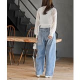 透かし編みダブルＺＩＰニットカーディガン | rps | 詳細画像4 