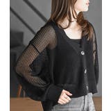 透かし編みＶネックニットカーディガン | rps | 詳細画像17 