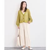 透かし編みＶネックニットカーディガン | rps | 詳細画像18 