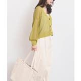 透かし編みＶネックニットカーディガン | rps | 詳細画像19 