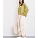 透かし編みＶネックニットカーディガン | rps | 詳細画像21 