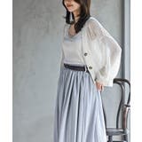 透かし編みＶネックニットカーディガン | rps | 詳細画像3 