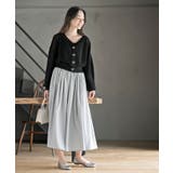 リボンボタン透かし編みニットカーディガン | rps | 詳細画像10 