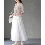 リボンボタン透かし編みニットカーディガン | rps | 詳細画像21 