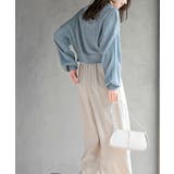 リボンボタン透かし編みニットカーディガン | rps | 詳細画像28 