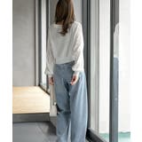 リボンボタン透かし編みニットカーディガン | rps | 詳細画像4 