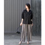 レース7分袖スキッパーチュニック | rps | 詳細画像11