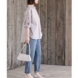 レース7分袖スキッパーチュニック | rps | 詳細画像23