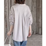 レース7分袖スキッパーチュニック | rps | 詳細画像26