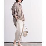 レース7分袖スキッパーチュニック | rps | 詳細画像32