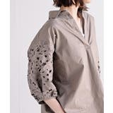 レース7分袖スキッパーチュニック | rps | 詳細画像34