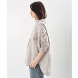 レース7分袖スキッパーチュニック | rps | 詳細画像37