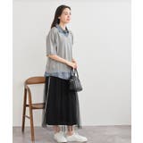 デニムシャツレイヤード風ニットプルオーバー | rps | 詳細画像18