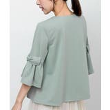 フレアーリボン袖７分プルオーバー | rps | 詳細画像10 