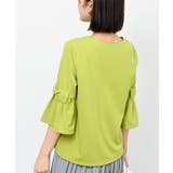 フレアーリボン袖７分プルオーバー | rps | 詳細画像20 