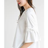 フレアーリボン袖７分プルオーバー | rps | 詳細画像23 