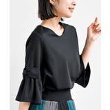 フレアーリボン袖７分プルオーバー | rps | 詳細画像28 