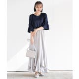 フレアーリボン袖７分プルオーバー | rps | 詳細画像29 