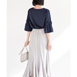 フレアーリボン袖７分プルオーバー | rps | 詳細画像30 