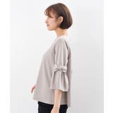 フレアーリボン袖７分プルオーバー | rps | 詳細画像34 